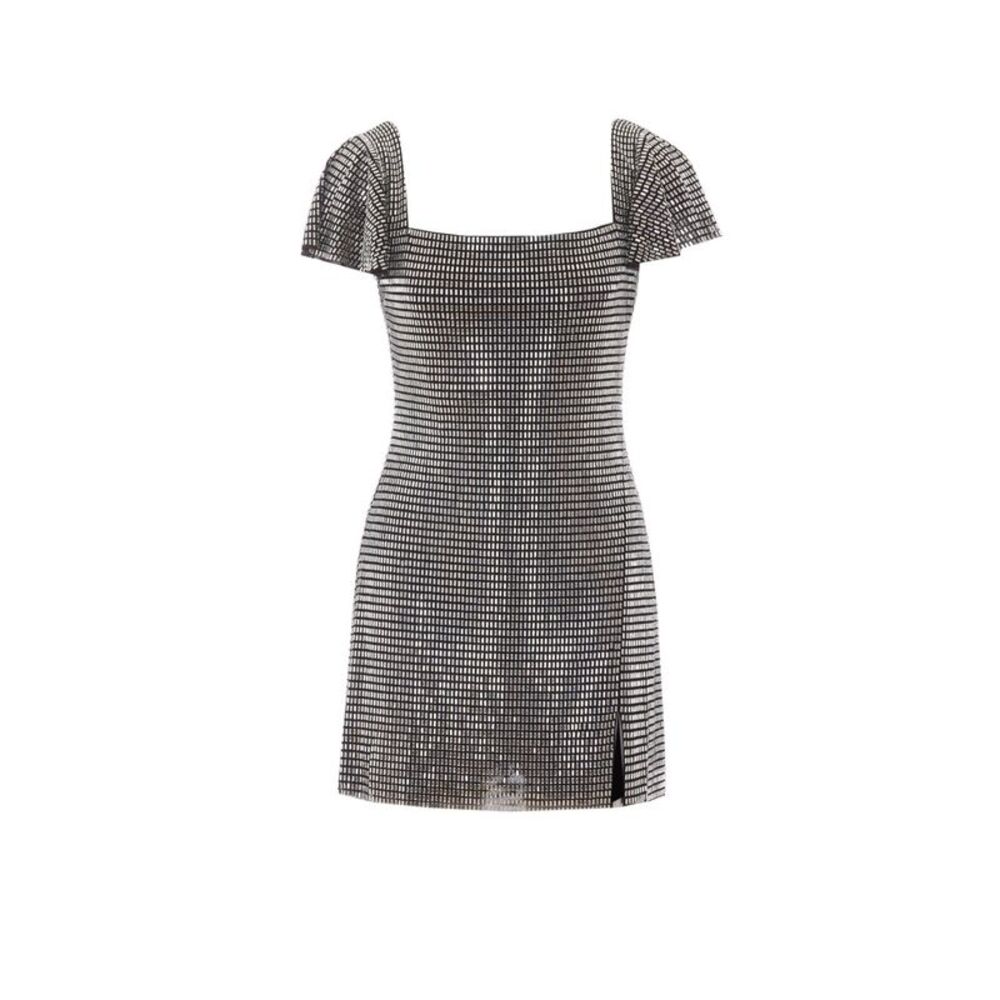 Self Portrait Women Rhinestone Mini Dress